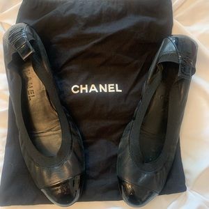 Chanel spirit stretch pumps sz9/39 AUTHENTIC